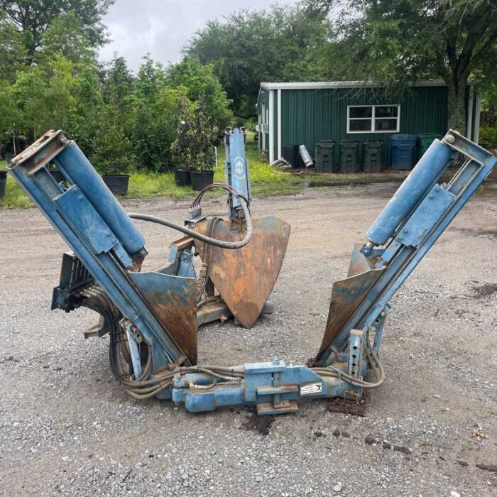 Model 36” Caretree Tree Spade with hydraulic valve bank.